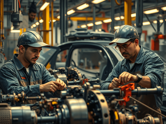 Otomobil fabrikası işçileri ve&nbsp;ALS